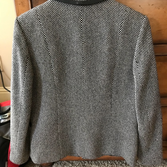 Talbots Black/white jacket size 8 - Picture 3 of 5